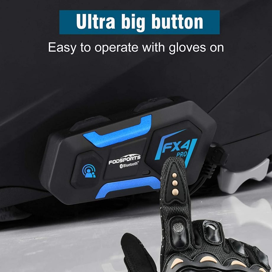 FX4 Pro Motorcycle Bluetooth Intercom 5