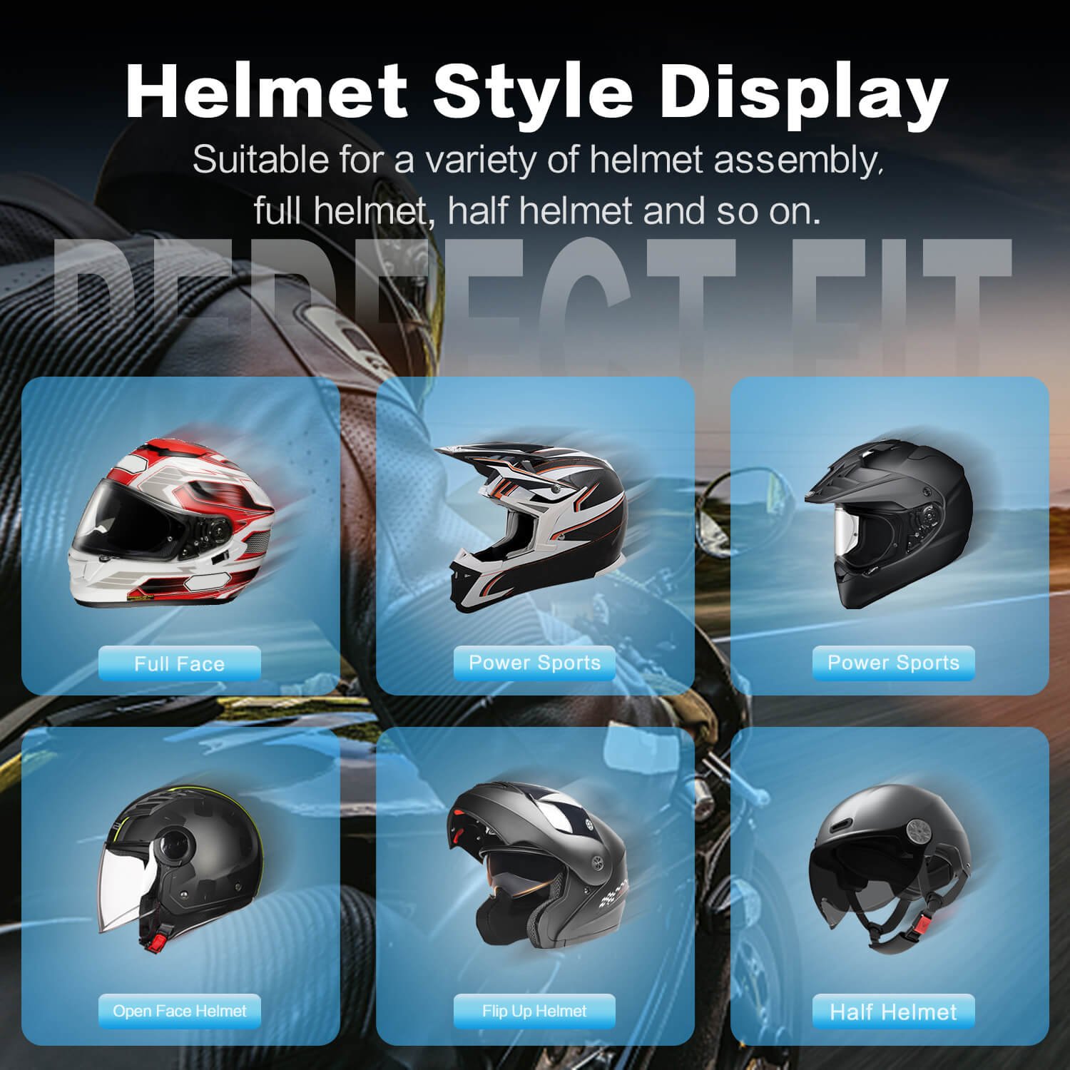 FX6 S is suitable for many types of helmets