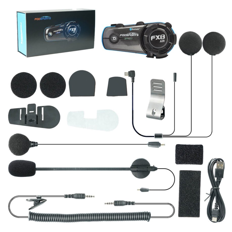 FX8 Air Motorcycle Bluetooth Intercom 7