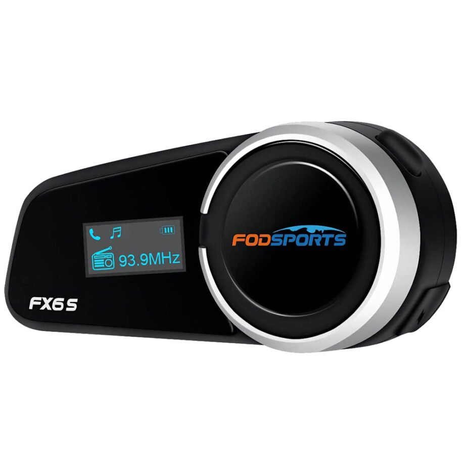 Fodsports FX6S Helmet Intercom with LED Screen