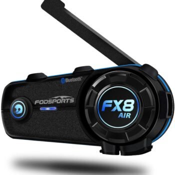 Fodsports FX8 AIR ชุดหูฟัง Bluetooth สำหรับรถจักรยานยนต์