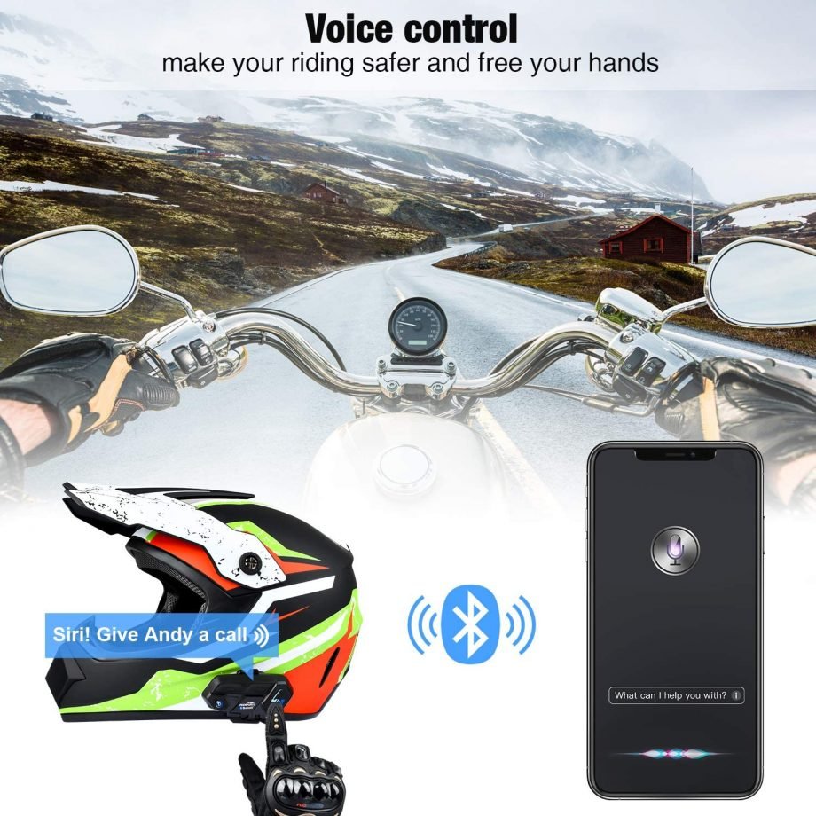 Fodsports M1S Pro Motorbike Helmet Communication System 3