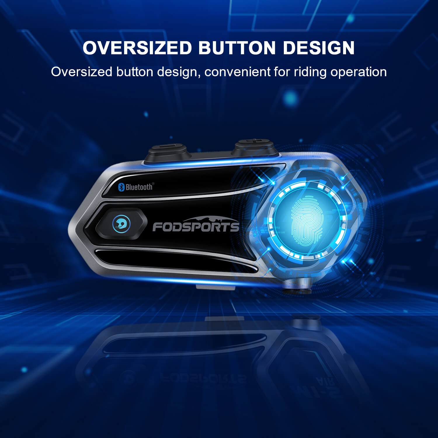 Oversized button design 1