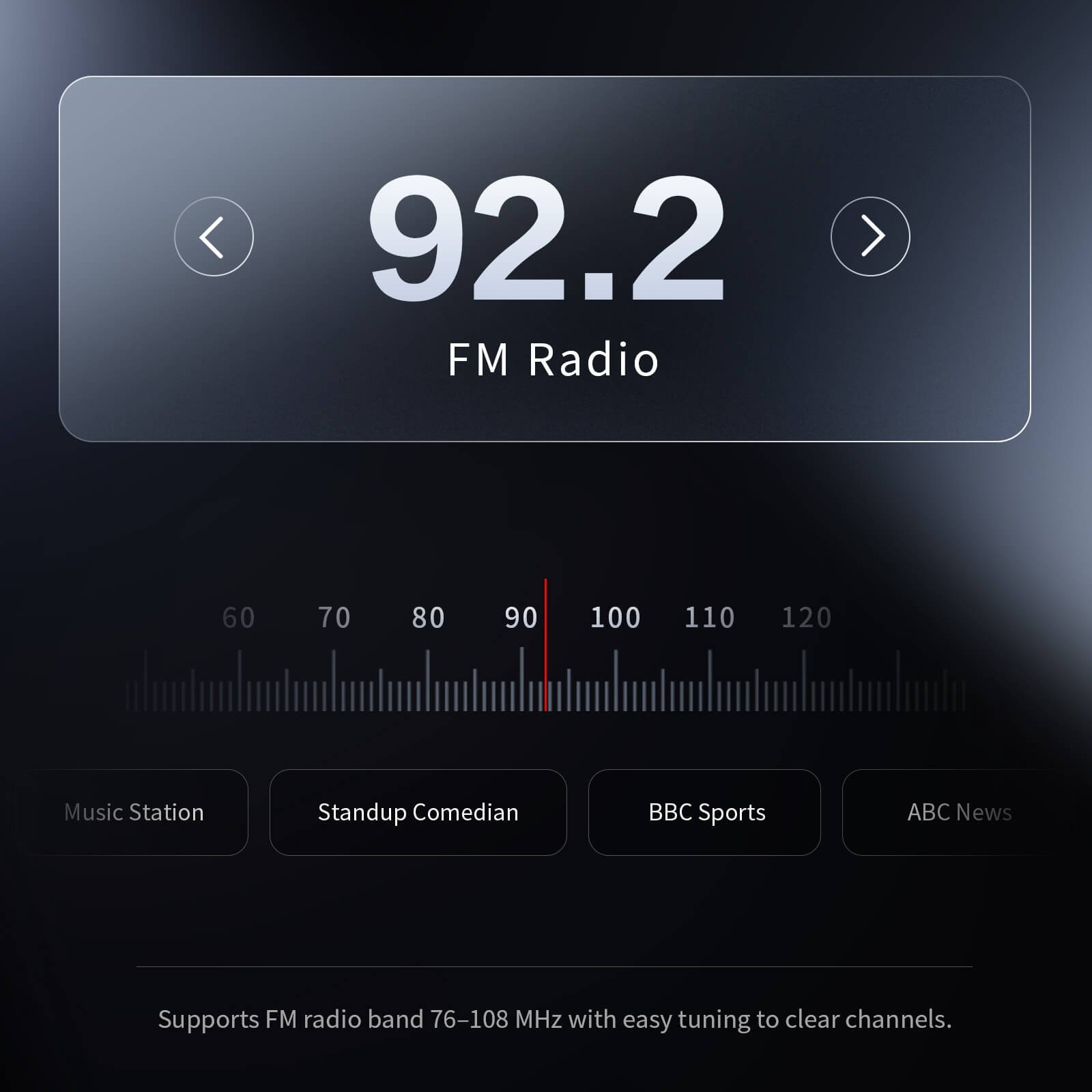 FM Radio ability on Fodsports T5 FM Radio ability on Fodsports T5