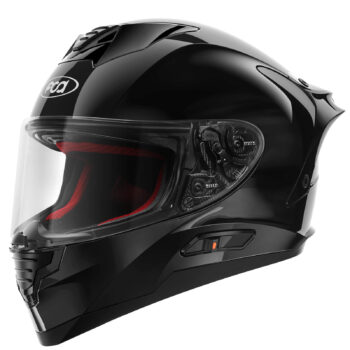Fodsports FS 90 full face motorcycle helmet bright black version