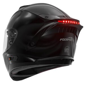 FS 90 DOT フルフェイス バイクヘルメット シャイニーブラック | Fodsports