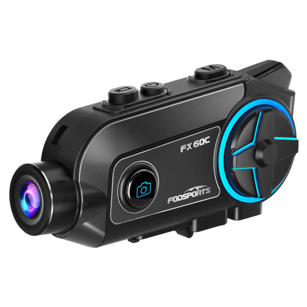 Buy Fodsports FX 60C 4K helmet bluetooth camera intercom