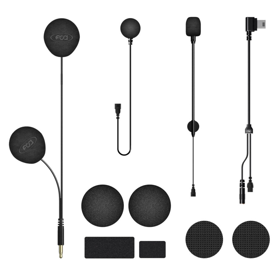 Haut-Parleurs Pour Casque Moto Intégrés - Compatibles Avec Entrée Jack 3.5mm Pour Musique Et Appels