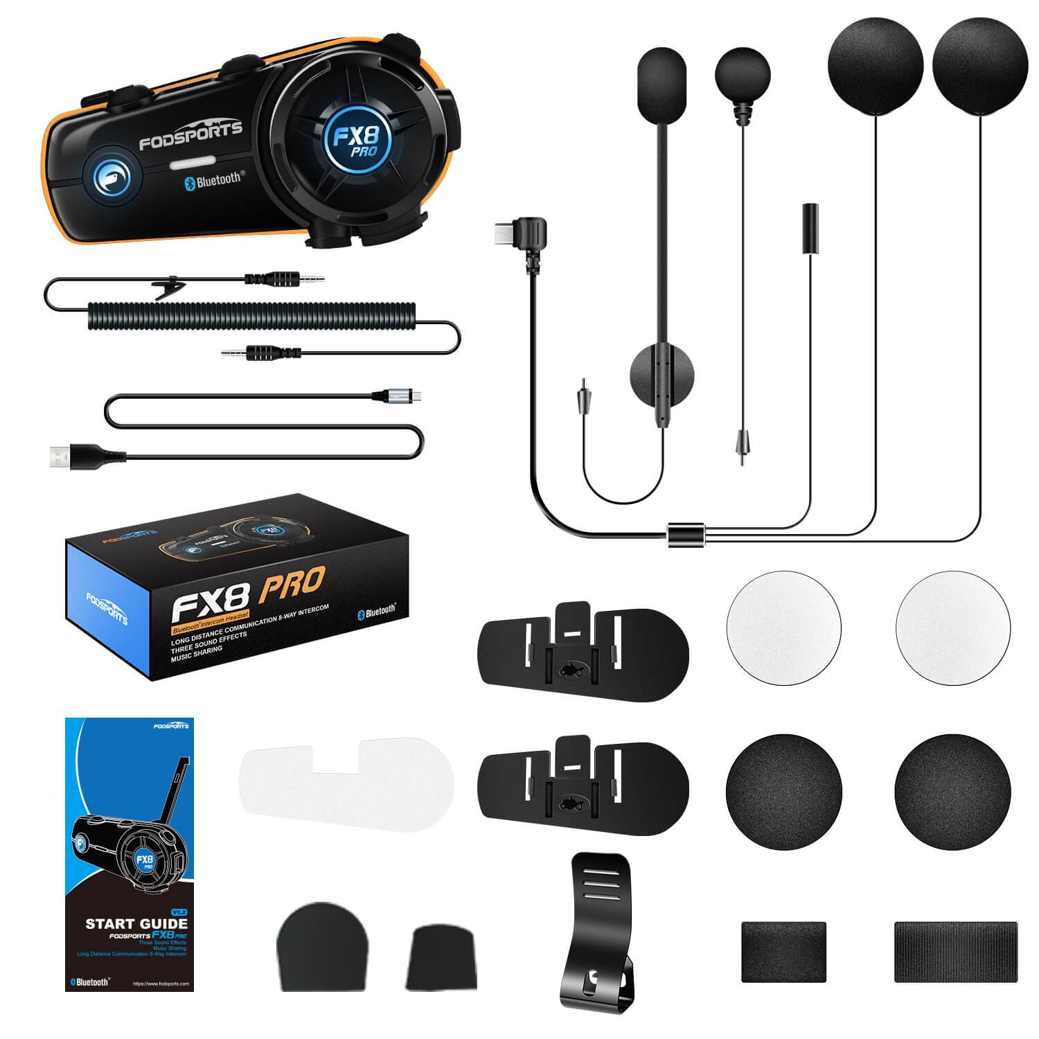 Fodsports FX8 Pro packing list