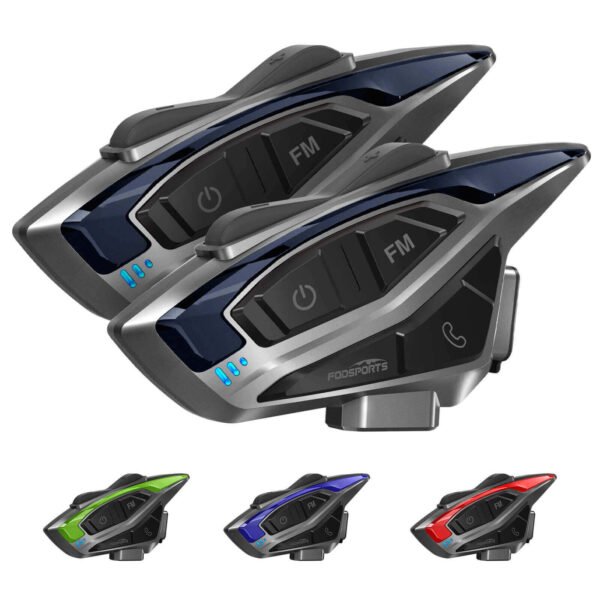 Fodsports T6 2 riders helmet headset dual pack Fodsports T6 2 riders helmet headset dual pack