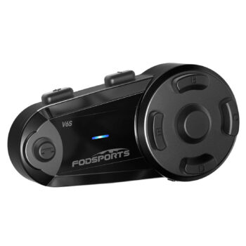 Fodsports V6S-Gegensprechanlage, Bluetooth-Gegensprechanlage mit Mikrofon, 6-Fahrer-Headset-Kit