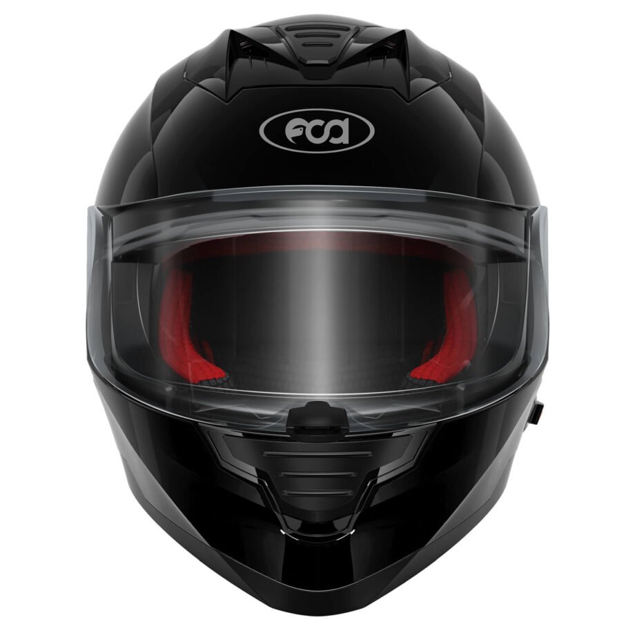 fs 90 motorcycle dot approved helmet shiny bright appearance front view