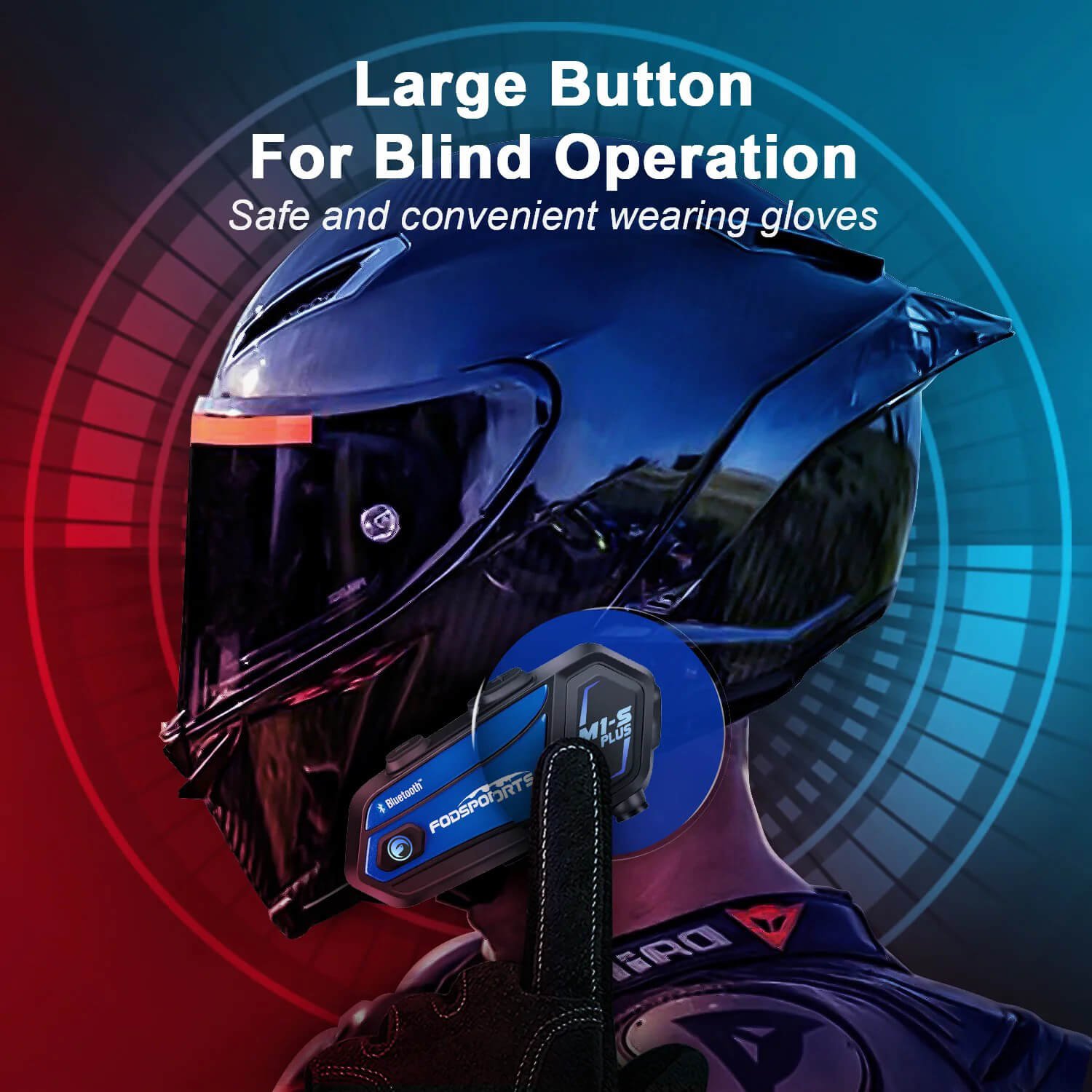 large button on Fodsports M1-S Plus large button on Fodsports M1-S Plus