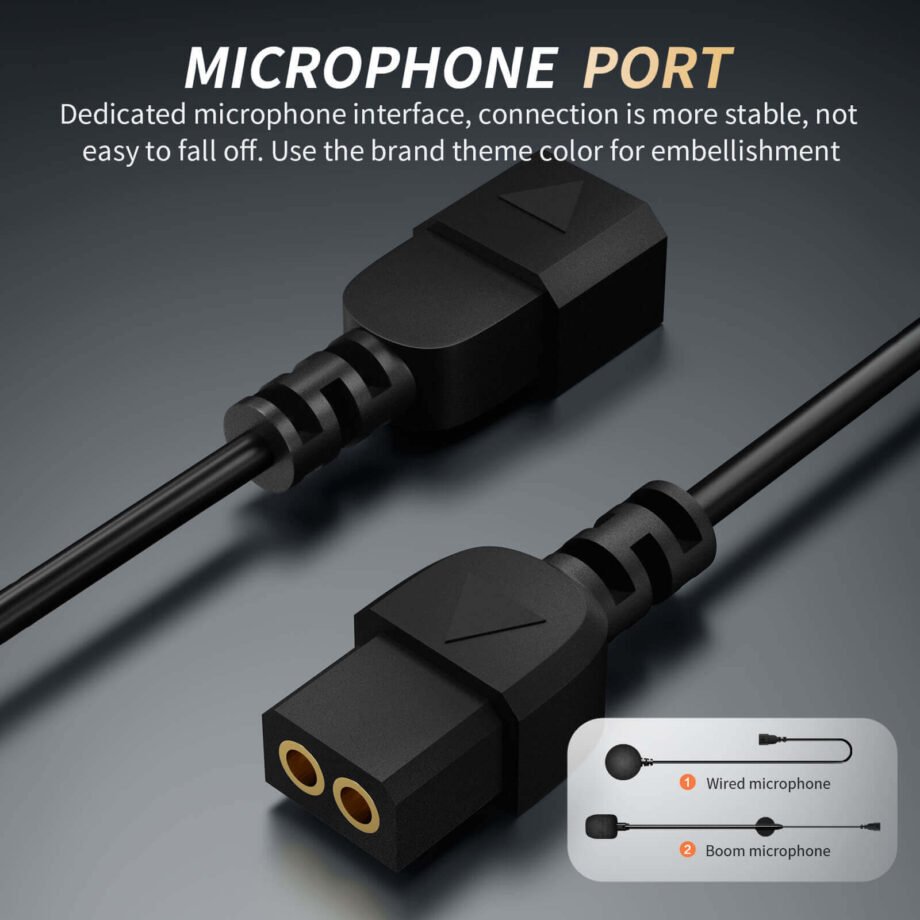 microphone port of fodsports hrsq microphone and speakers