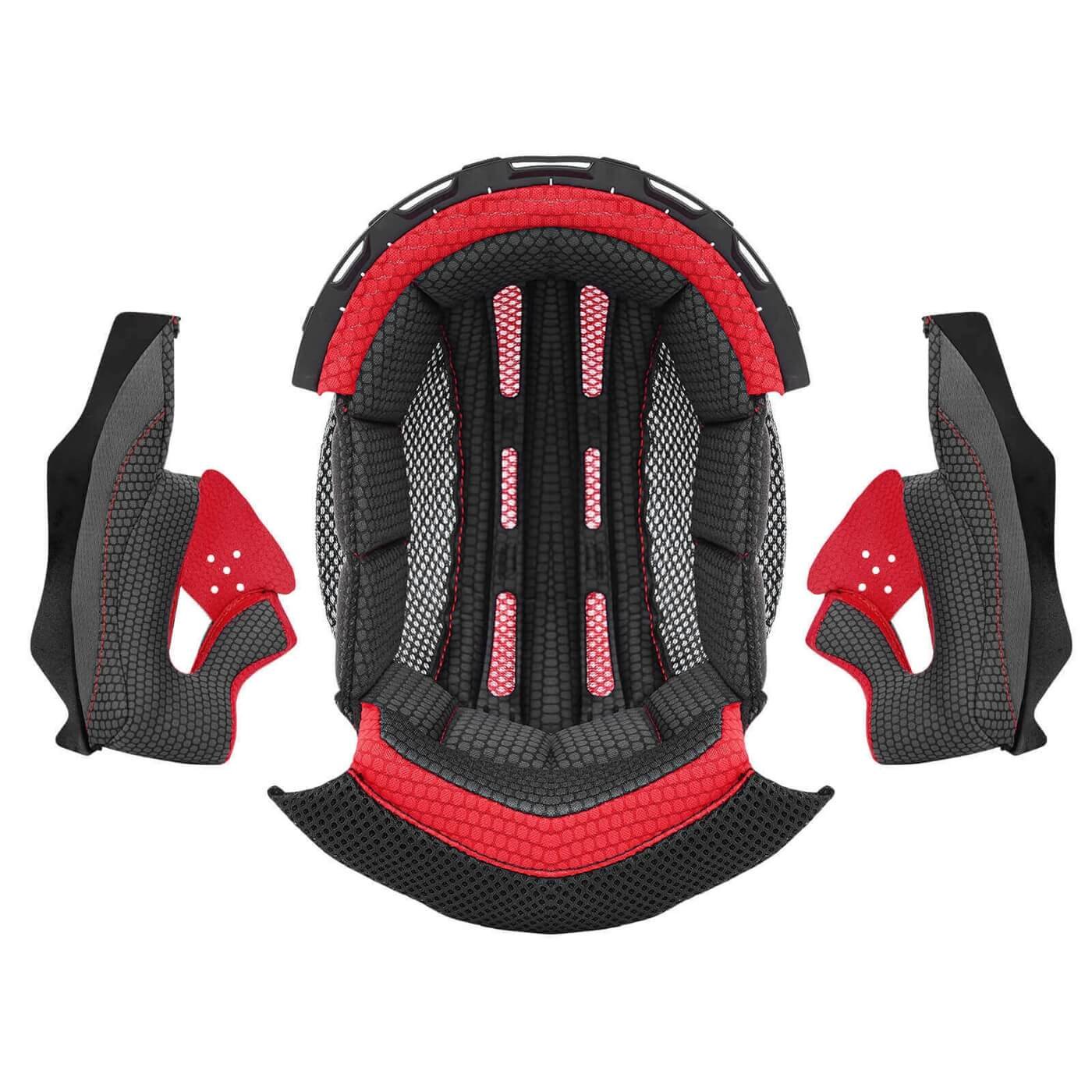 removable lining in FS 90 motorcycle helmet