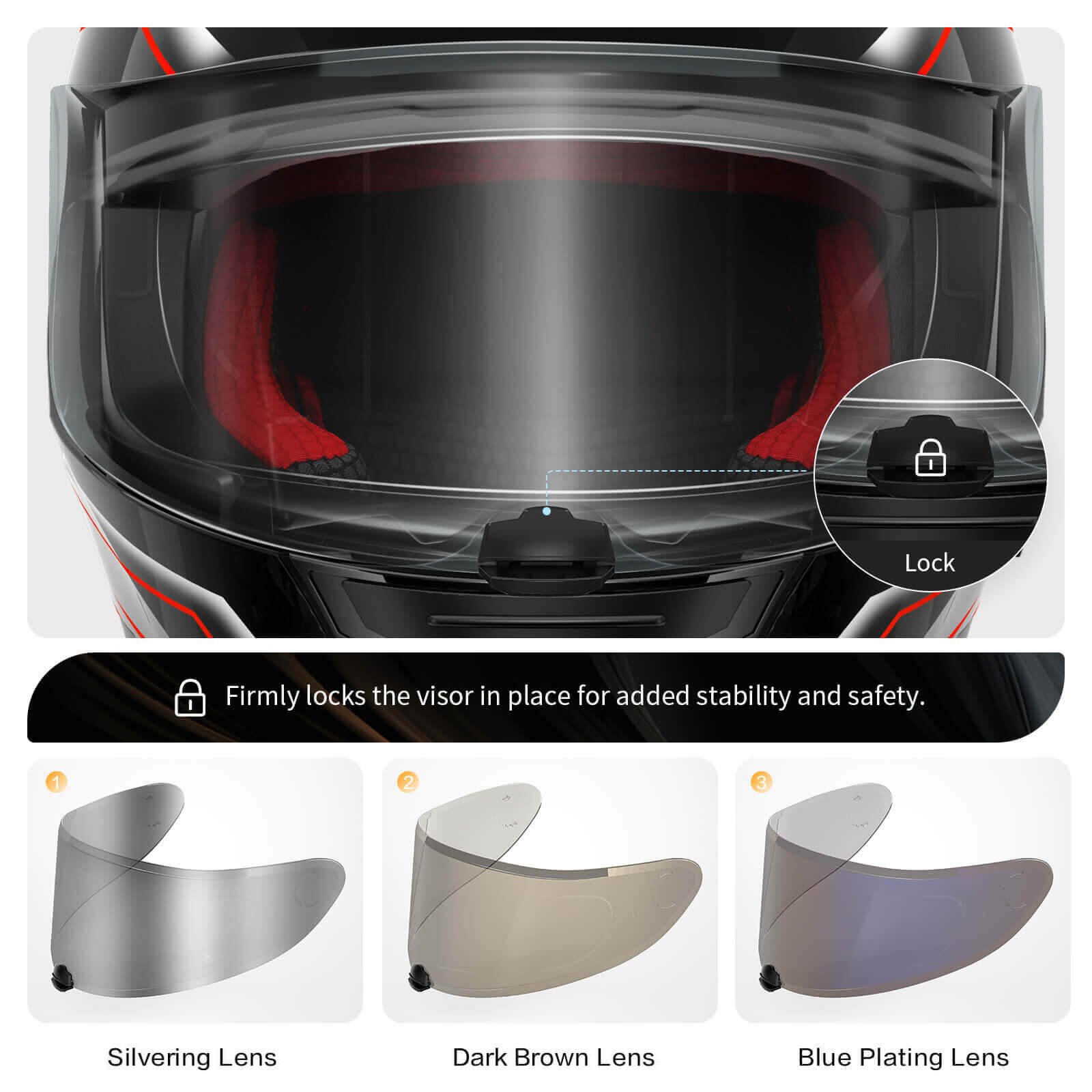 replaceable windshield on the fs 90 motorcycle helmet shiny black red color replaceable windshield on the fs 90 motorcycle helmet shiny black red color